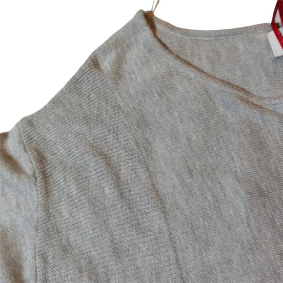 Bow back tunic length sweater - Picture 3 of 14